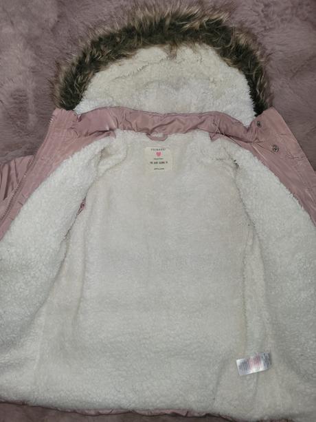 Dievčenská zimná bunda, primark,116