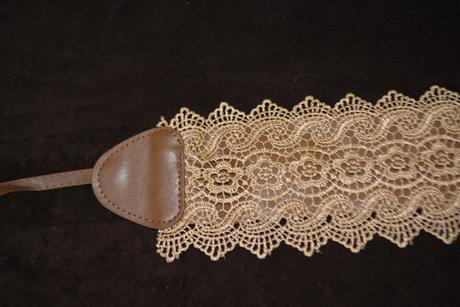 Dámsky krajkový opasok, 