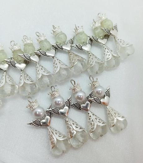 Handmade kľúčenky-anjelikovia na kľúčenku, 