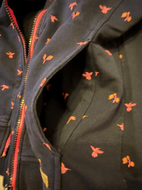 Mikina s vtáčikmi, loap,152