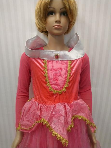 Kostým princezná šípková ruženka, 6-8r, 116-128,