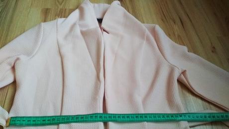 Dámsky bledoružový kabátik, gate,s