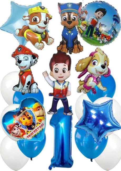 Balóny tlapky/ labková patrola- až 15/16/17/18/19/, 