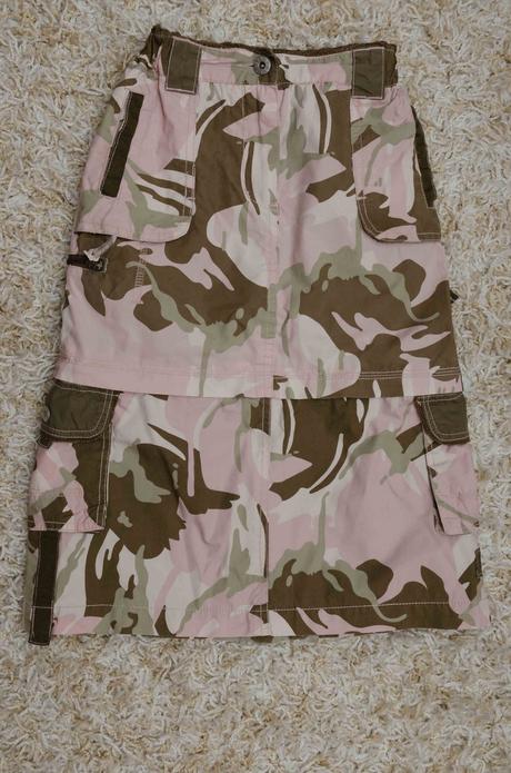 Maskáčová sukňa 2v1, c&a,128