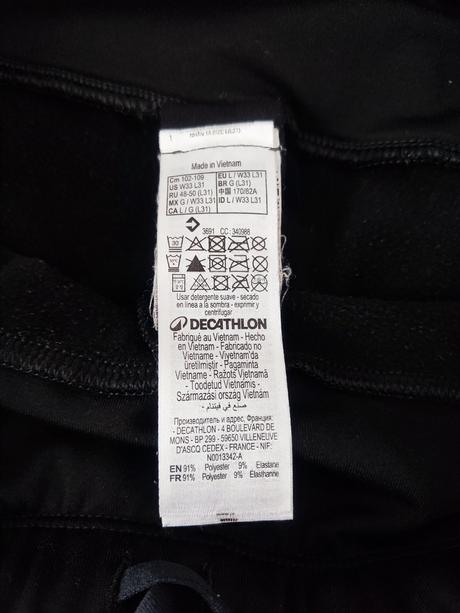 Termo legíny, decathlon,l