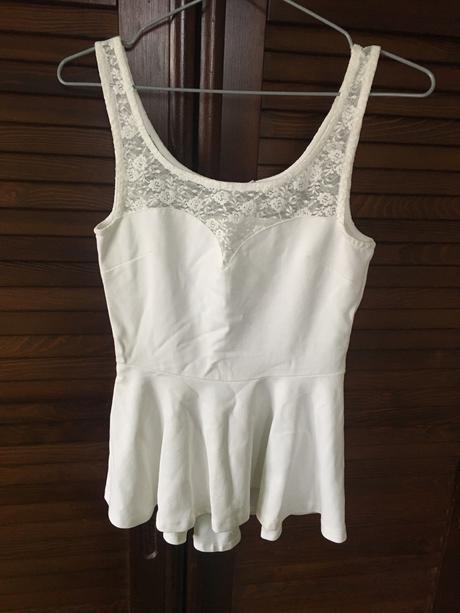 Tričko s čipkou a volanom, gina,s