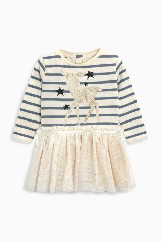 Lesklé tutu šaty next, next,74