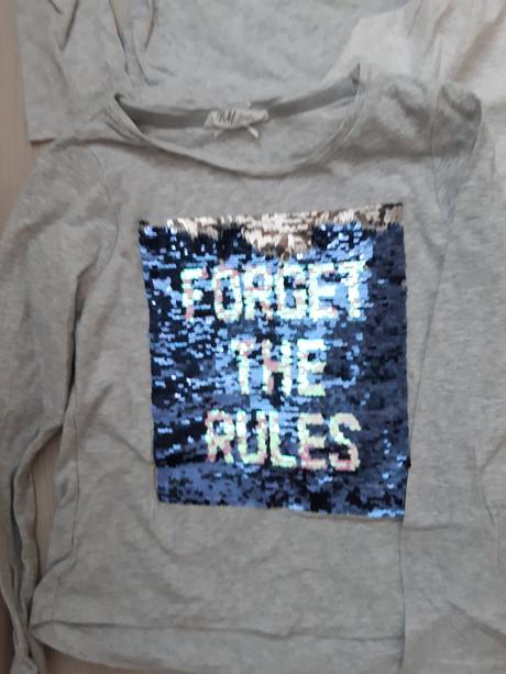 2x meniace tričko, h&m,122