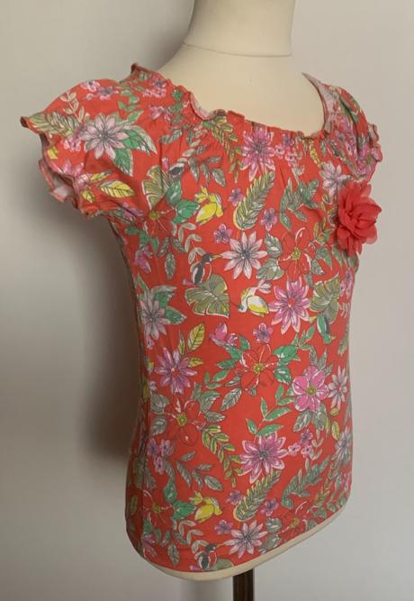 Tu kvietkované tričko s visačkou, tu,98