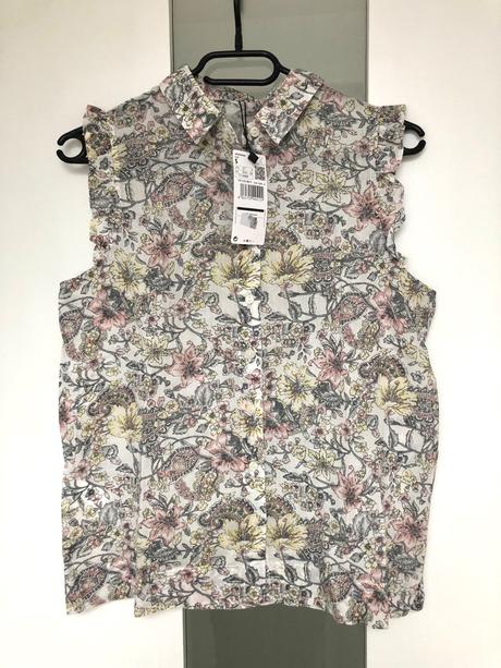 Kvetinková blúzka, mango,s