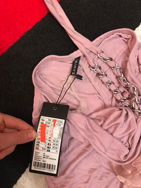 Top staroružovy okolo krku, m