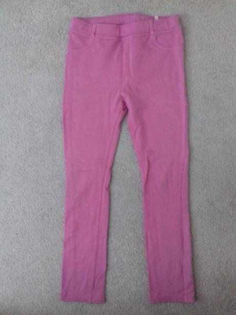 Ruzove nohavice, h&m,140