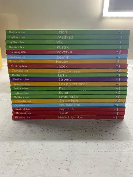 Detské knižky kamaráti z lesa,