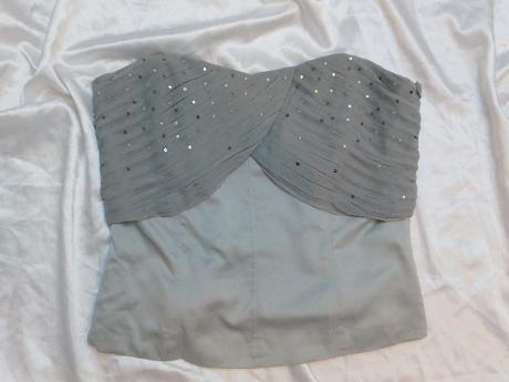 Slavnostny korzetovy satenovy top, george,40