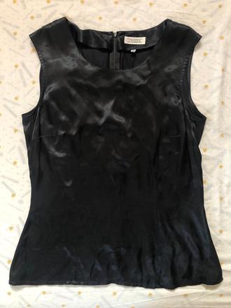 Čierny lesklý top, m