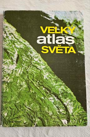 Kniha velký atlas světa,