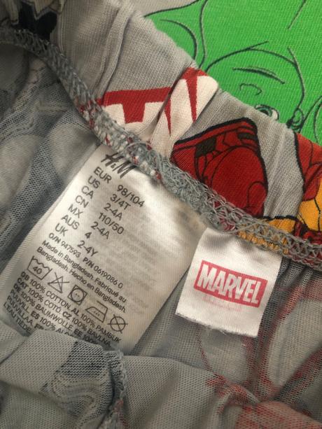 Detské pyžamo, h&m,98