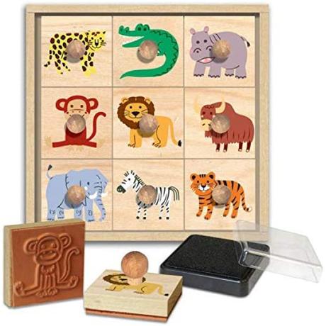 Drevené pečiatky s úchopom safari,