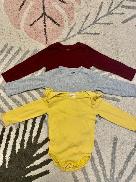 Hm set 3 body, h&m,80