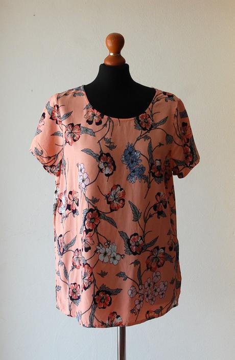 Štýlová kvetovaná blúzka, gina,l