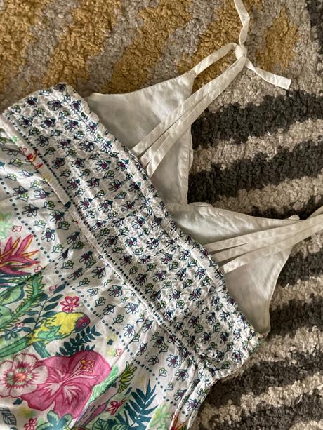 Farebné maxi šaty, h&m,128