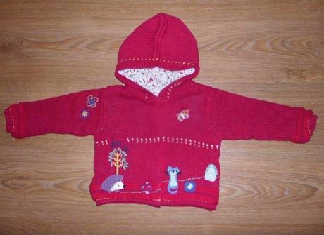 Zateplený pletený sveter, next,92