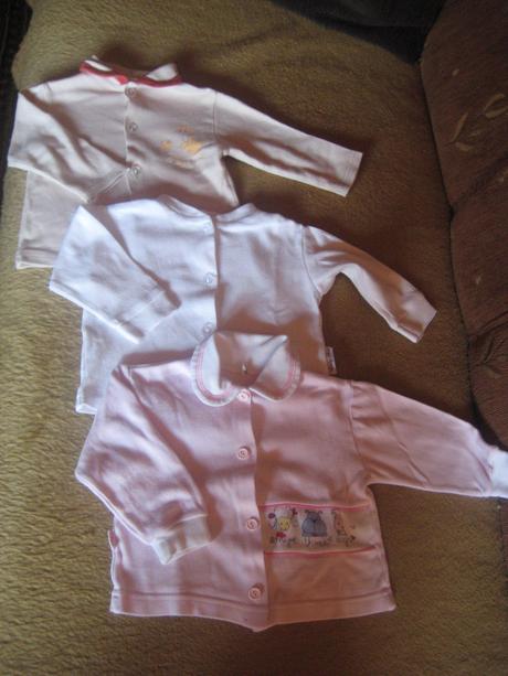 Košieľka s golierikom, cena za 4 ks s poštovným, lady ann,68