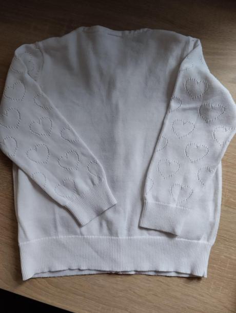 Svetrik so srdiečkami, h&m,92