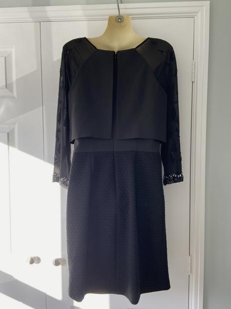 Karen millen ..cierne spolocenske saty, 36