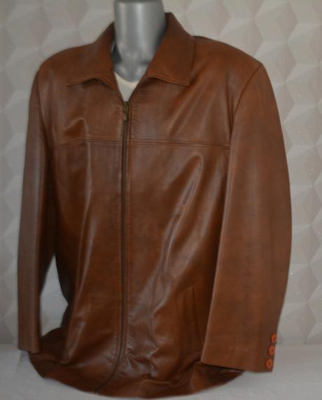 Pánska kožená bunda xxxl, xxxl