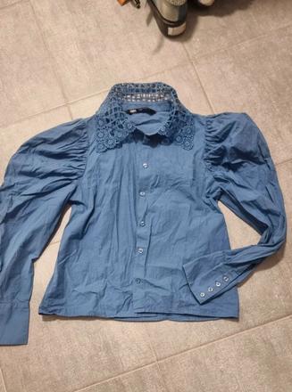 Bluzka zara s krajkou, zara,s