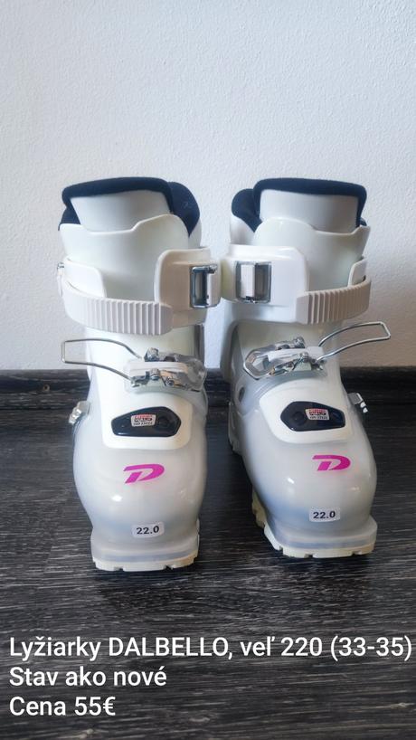 Predám dievčenské lyžiarky zn. dalbello, dalbello,33