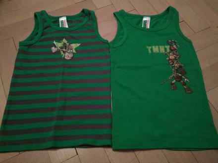 2 x tielko ninja korytnacky, nickelodeon,92
