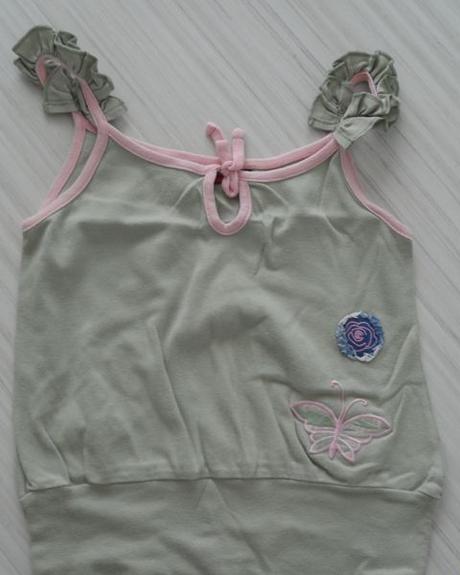 Trendy kaki tričko s ružovým lemovaním, george,134