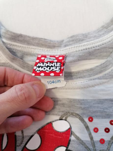 Tricko minnie pasikave, disney,104
