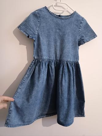 Tenké riflové šatky, denim co,128
