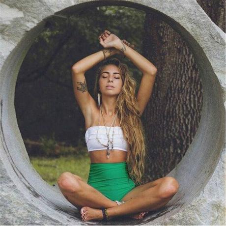 Plavky s vysokym pasom, l / m / s / xl