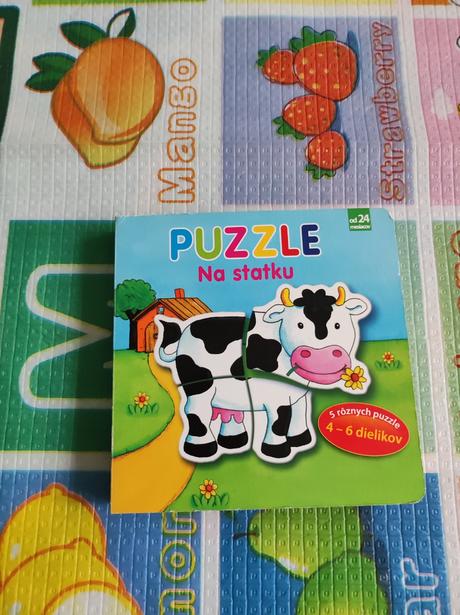 Detská kniha z puzzle,