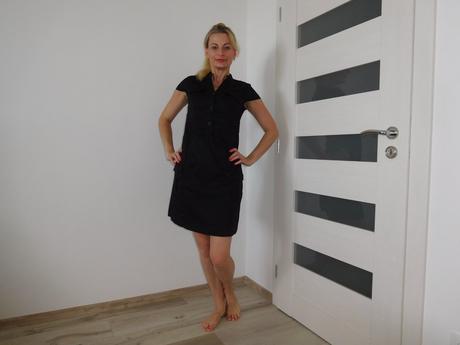 Čierne šaty s vreckami-36/38, orsay,s