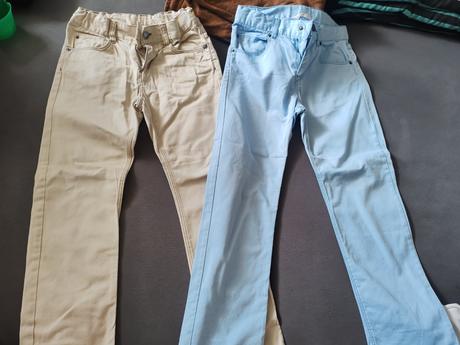 Nohavice 7 ks, h&m,128