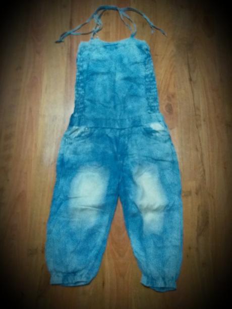 Riflový overal s 3/4 nohavicami s, s