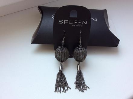 Štýlové náušnice spleen nové,