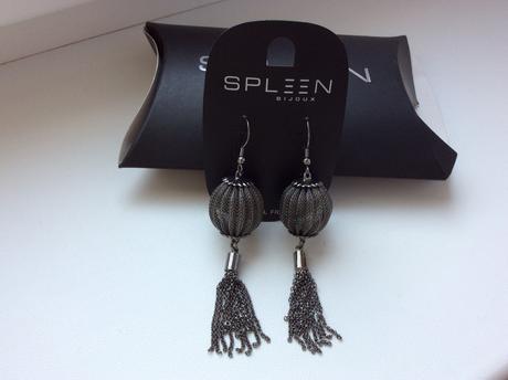 Štýlové náušnice spleen nové, 