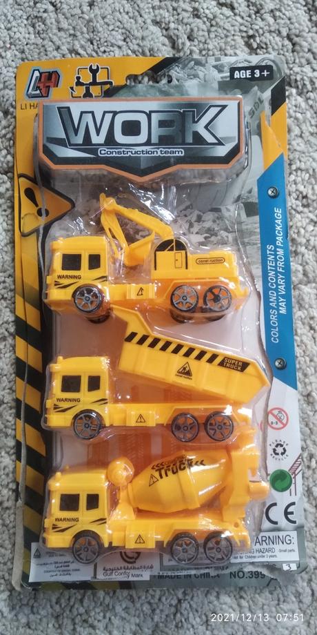 3ks v balení autá, 