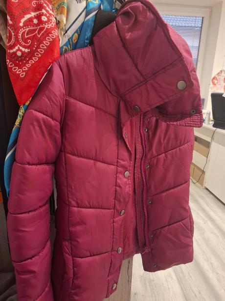 Krásna zimná bunda s vyšším limcom, terranova,xs