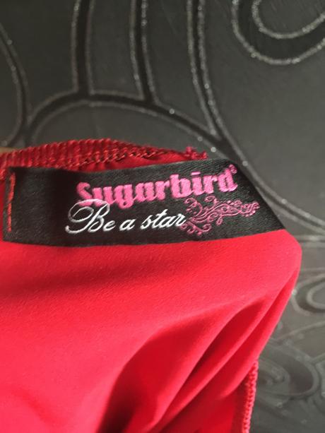 Červené kokteilové šaty - sugarbird, m