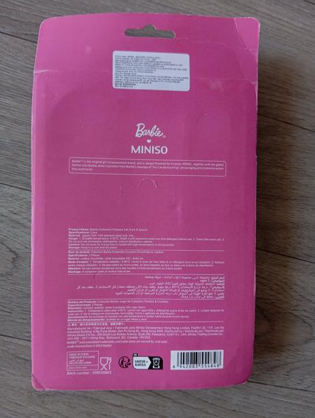 Barbie príbor s kovovou dózou, 