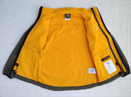 Vetrovka softshellová jack wolfskin, jack wolfskin,140