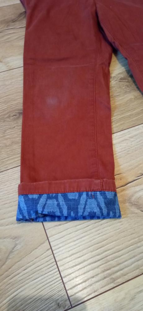 Chlapčenské bordove/koralové nohavice 110 next, next,110