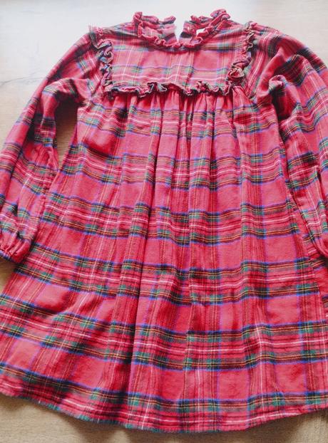 Šaty červeno- zelené, next,128